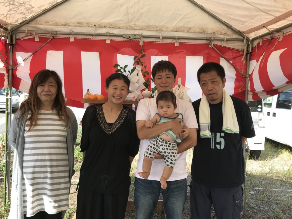 地鎮祭を執り行いました