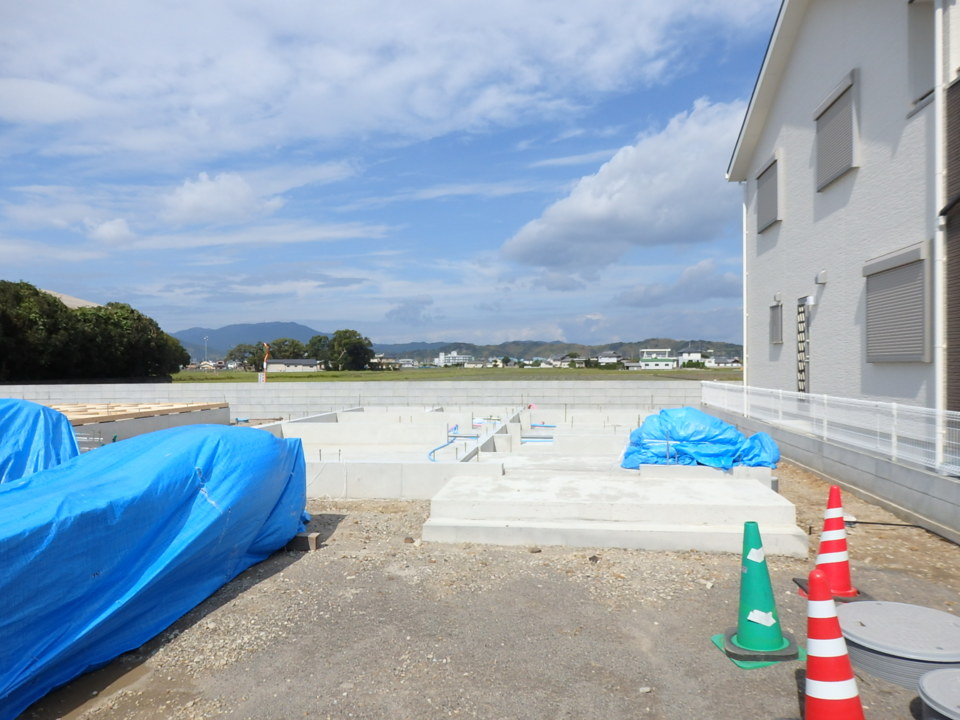 基礎工事が完了しました