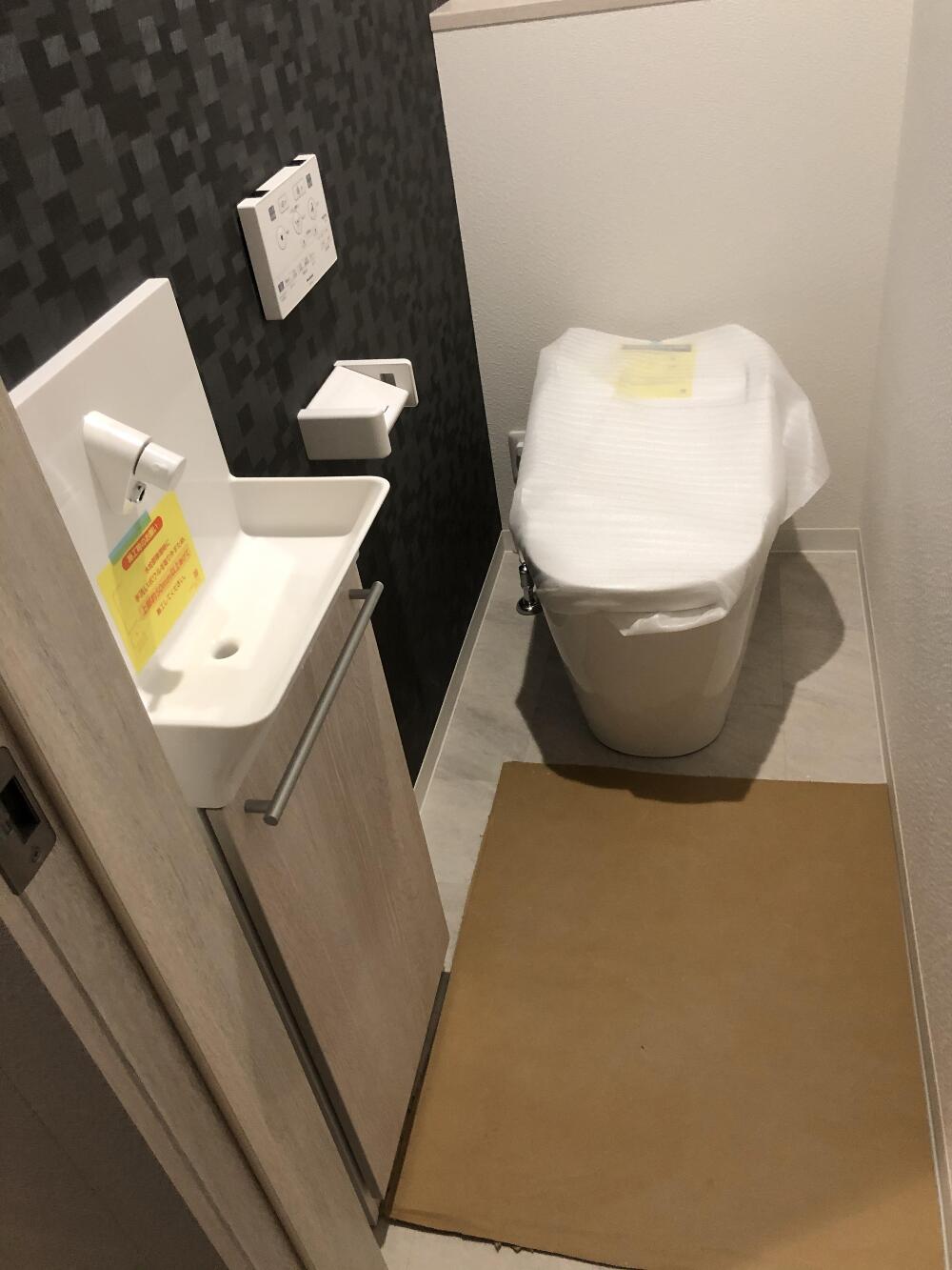 トイレの施工完了しました！