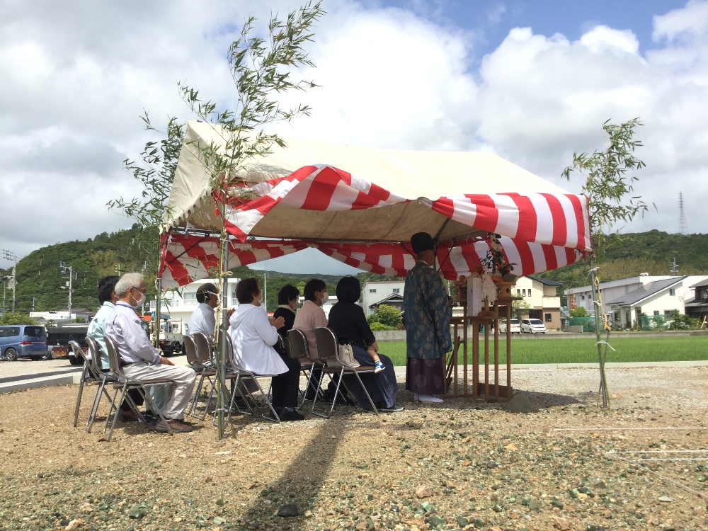 地鎮祭を行いました
