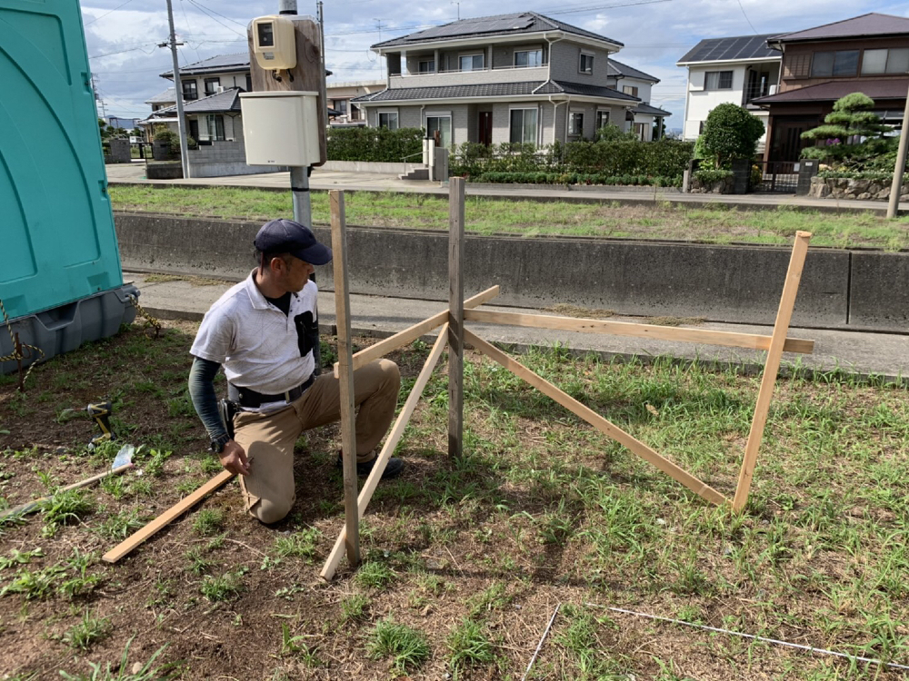 基礎工事中