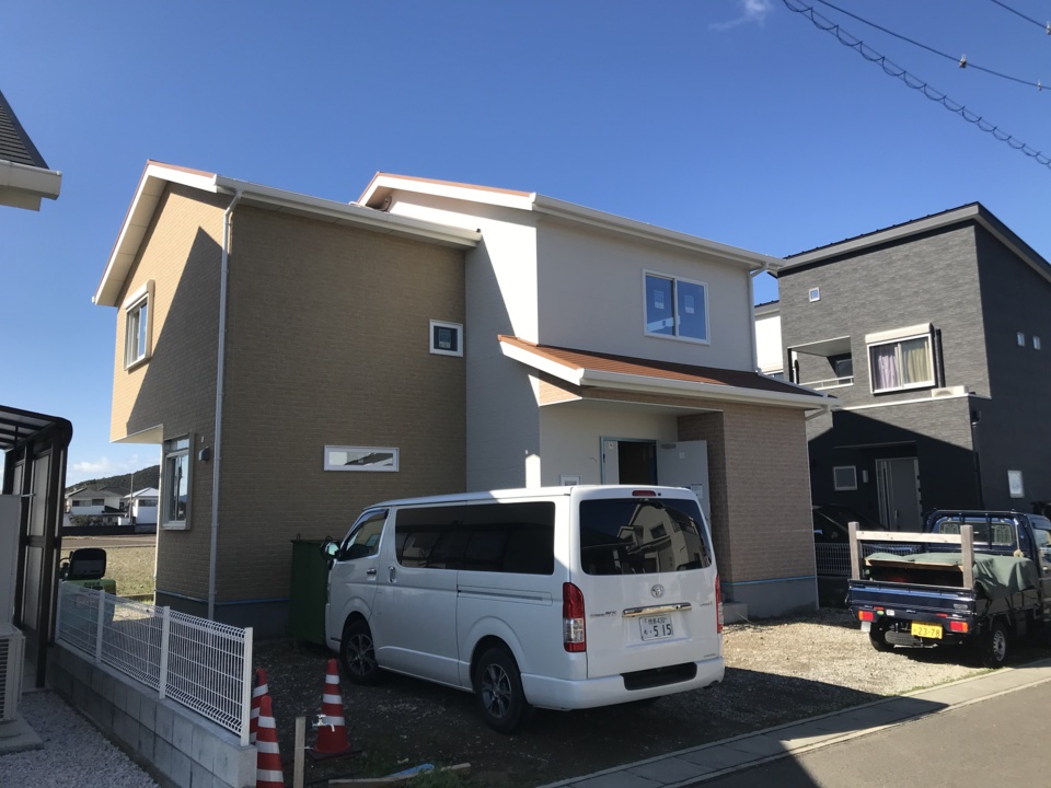 足場が外れました。