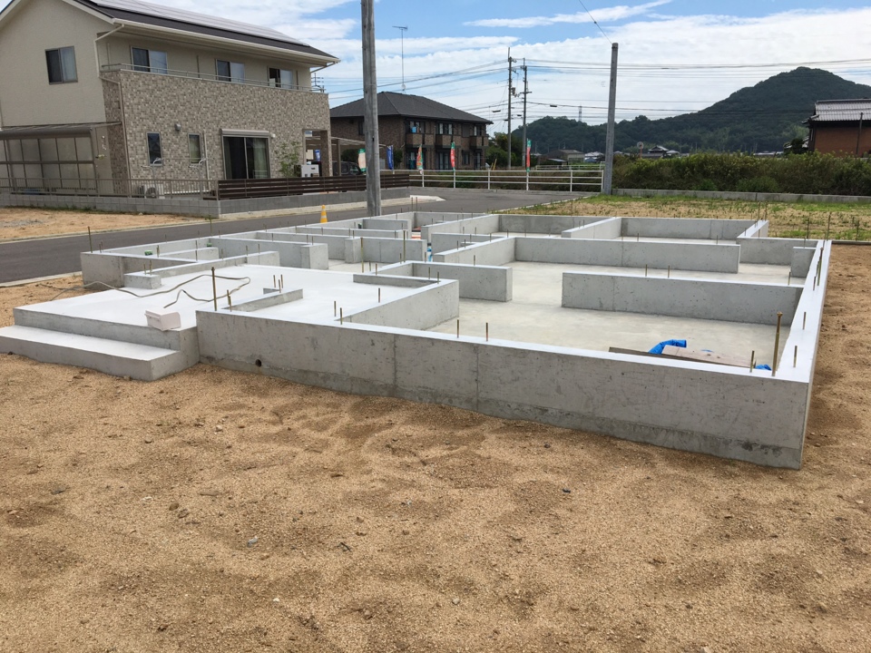 基礎工事完了