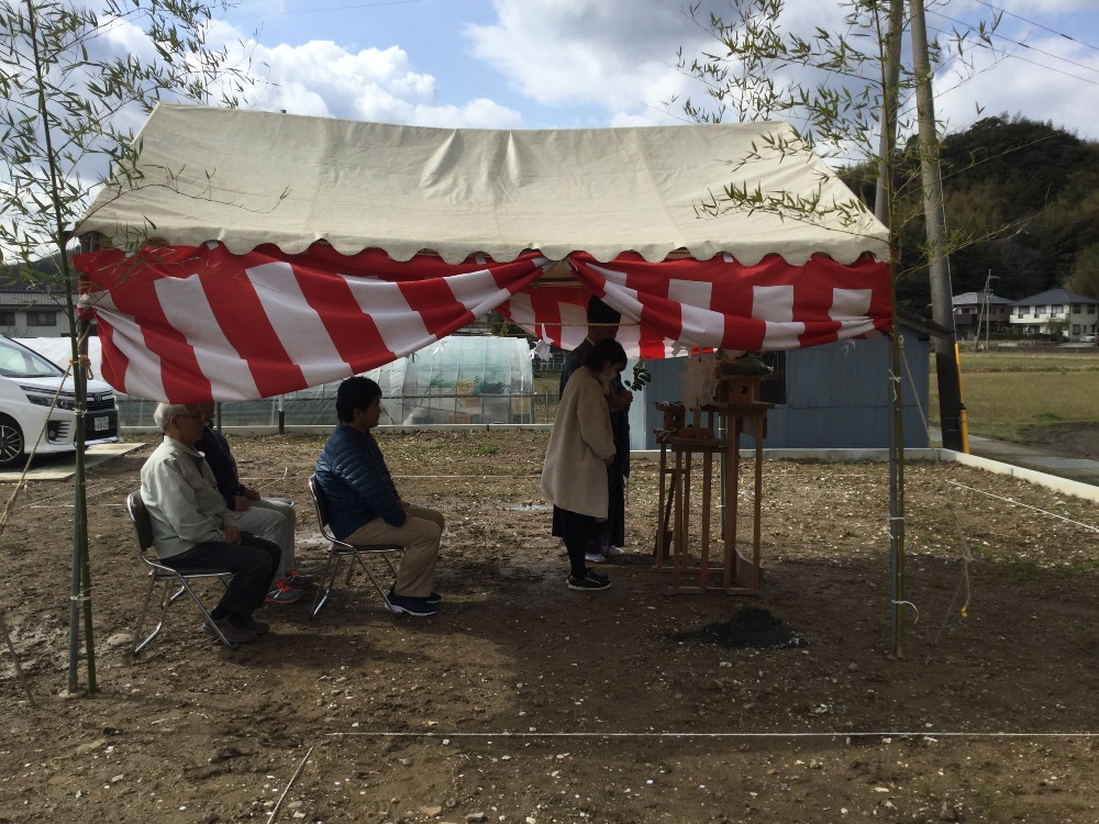 地鎮祭を行いました