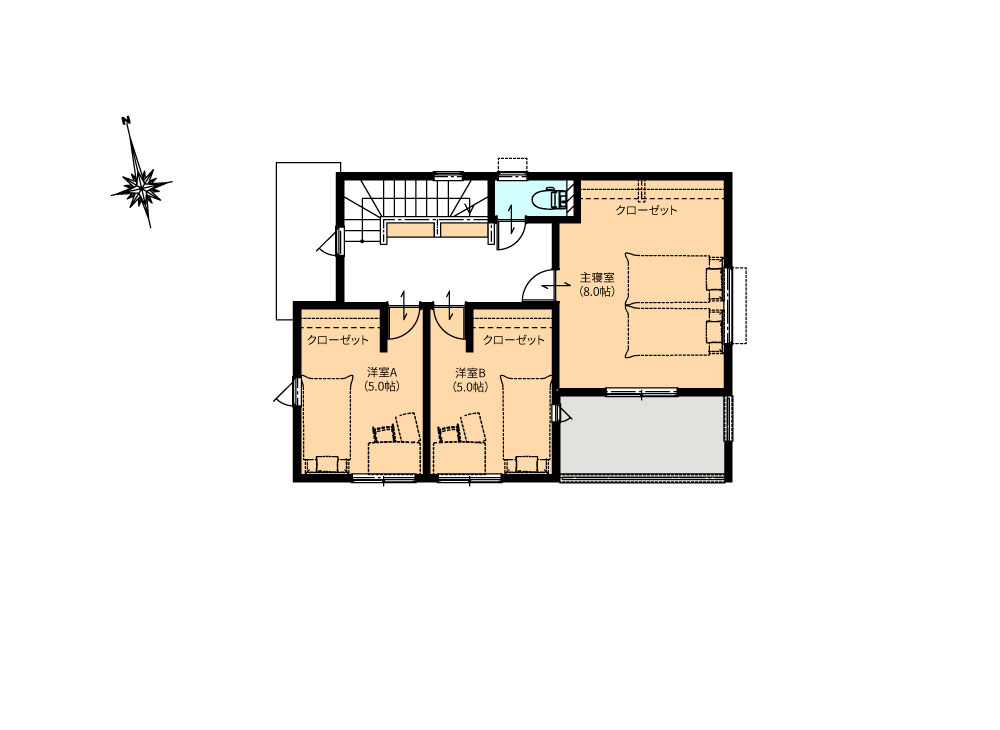 間取り図 2F