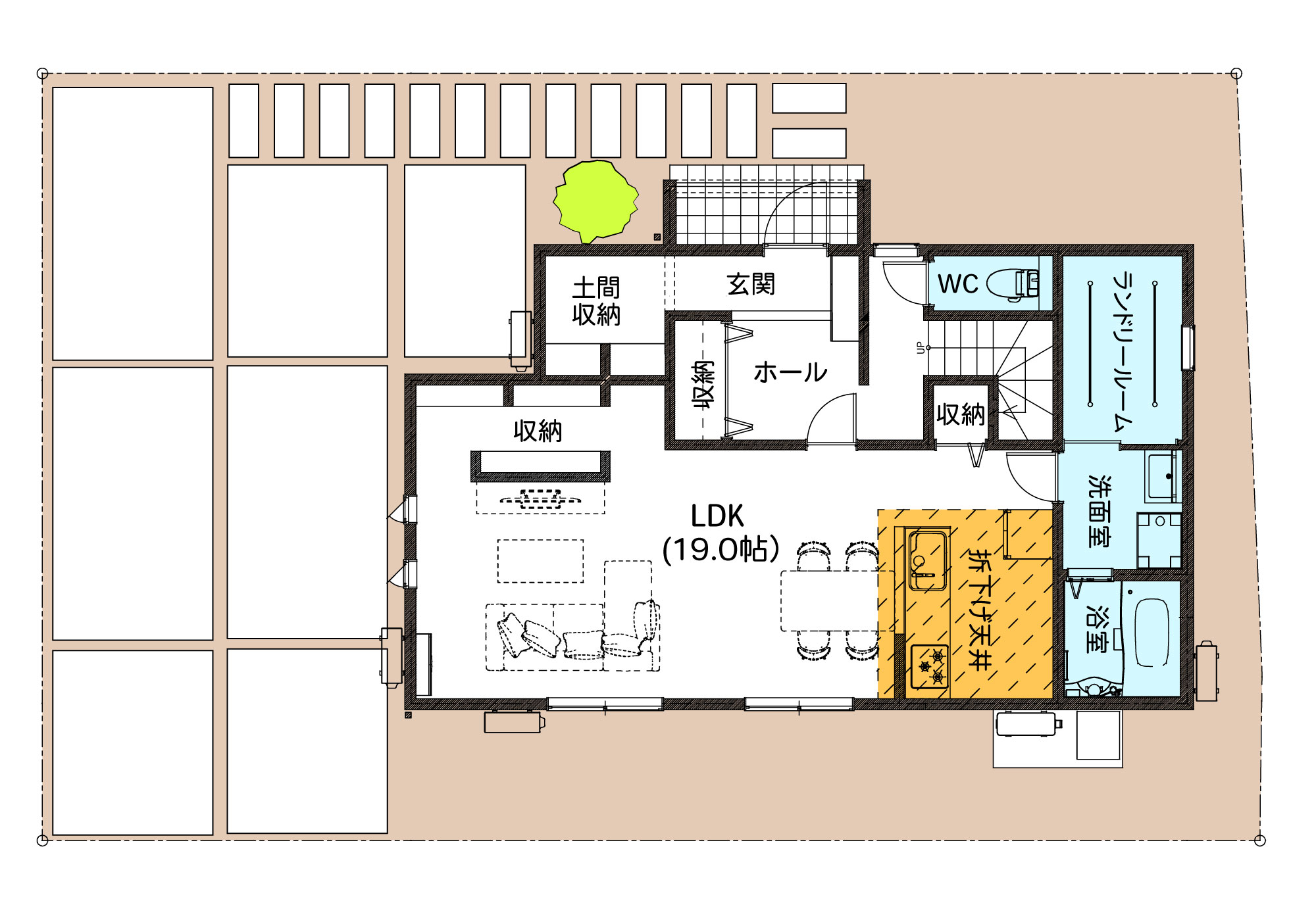間取り図 1F